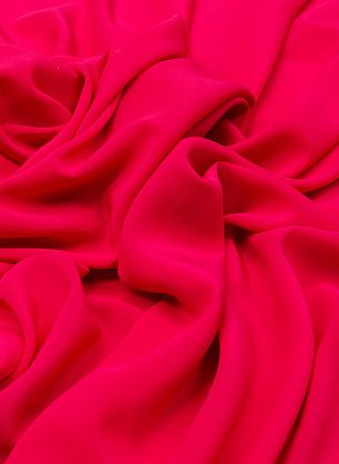 Крепдешин (о) красно-розовый - в интернет-магазине тканей Тессутидея арт. 02-8370