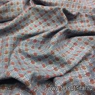 Шанель (н) салатово-лилово-голубая - итальянские ткани Тессутидея арт. 03-4972