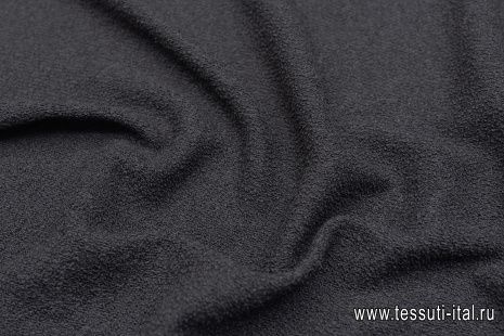 Пальтовая букле (о) черная - итальянские ткани Тессутидея арт. 09-2000