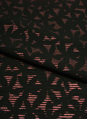 Жаккард с люрексом (н) черно-лиловый ш-150см - в интернет-магазине тканей Тессутидея арт. 03-3422