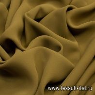 Шелк кади (о) горчичный - итальянские ткани Тессутидея арт. 10-0610