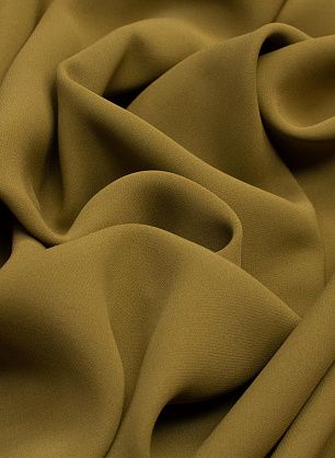 Шелк кади (о) горчичный - в интернет-магазине тканей Тессутидея арт. 10-0610