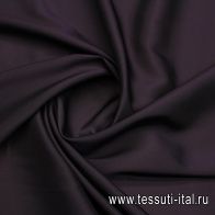 Подкладочная стрейч (о) баклажановая - итальянские ткани Тессутидея арт. 07-1511
