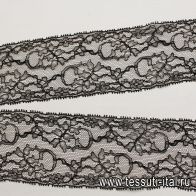 Кружево (о) черное ш-6,5см - итальянские ткани Тессутидея арт. 03-7142