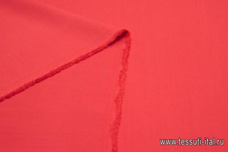 Плательная стрейч (о) красная - итальянские ткани Тессутидея арт. 03-6403