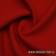 Костюмная дабл (о) красная - итальянские ткани Тессутидея арт. 05-4761