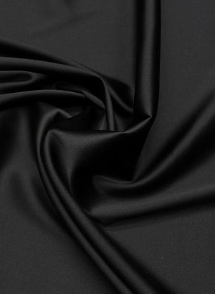Шелк атлас стрейч (о) сине-черный - в интернет-магазине тканей Тессутидея арт. 10-3507