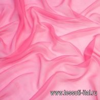 Шифон (о) розовый - итальянские ткани Тессутидея арт. 10-1169