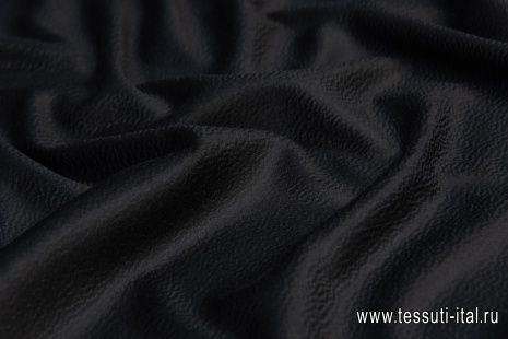 Пальтовая(о) черный в стиле Max Mara - итальянские ткани Тессутидея арт. 09-1752