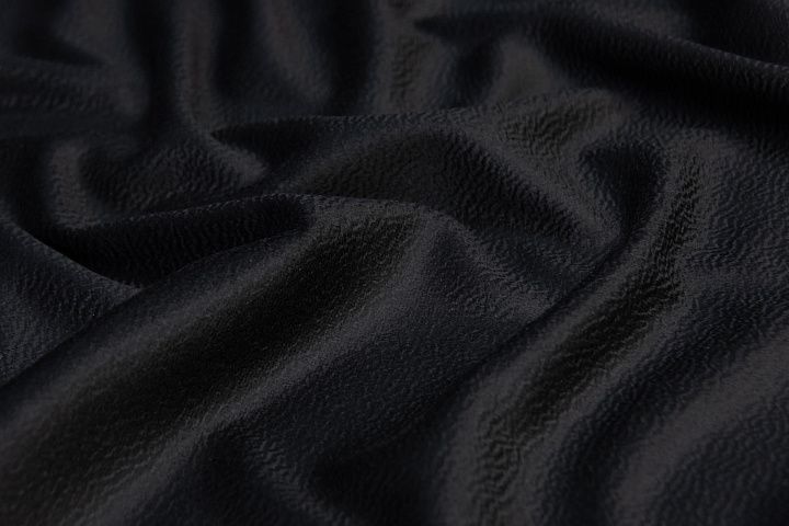 Пальтовая(о) черный в стиле Max Mara - итальянские ткани Тессутидея арт. 09-1752