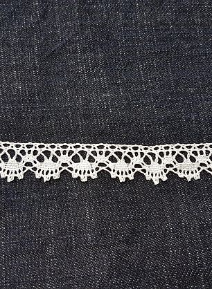 Кружево макраме с люрексом (о) белое ш-2см - в интернет-магазине тканей Тессутидея арт. 03-5183