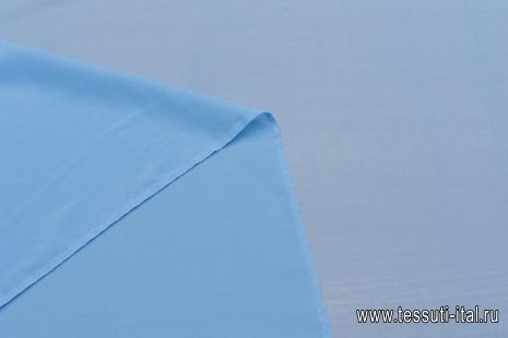 Шифон стрейч (о) голубой - итальянские ткани Тессутидея арт. 10-2766