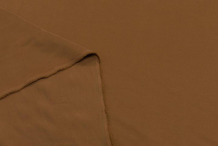 Плательная (о) коричневая - итальянские ткани Тессутидея арт. 03-5523