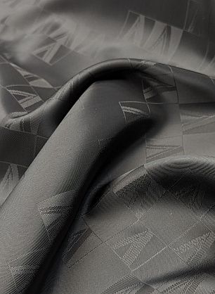 Подкладочная жаккардовая (о) черная - в интернет-магазине тканей Тессутидея арт. 08-1356