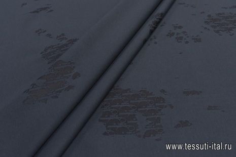 Трикотаж купон (1,4м) продублированный (о) черный в стиле Dior - итальянские ткани Тессутидея арт. 12-1099