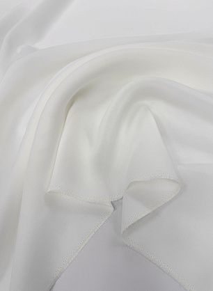 Органза шелк+вискоза (о) айвори - в интернет-магазине тканей Тессутидея арт. 10-3764