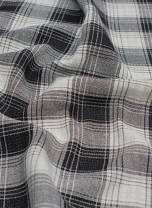 Костюмная дабл (н) черно-белая клетка - в интернет-магазине тканей Тессутидея арт. 05-4467