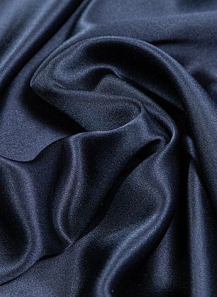 Шелк атлас (о) темно-синий - в интернет-магазине тканей Тессутидея арт. 10-4098