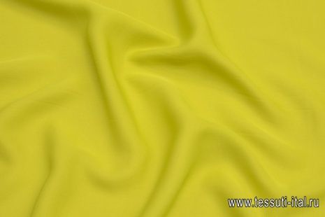 Крепдешин (о) лаймовый - итальянские ткани Тессутидея арт. 10-2121