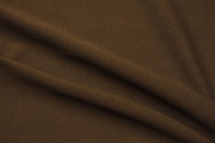 Джерси шерсть (о) темно-коричневое  - итальянские ткани Тессутидея арт. 15-1169