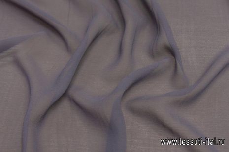Шифон (о) серый - итальянские ткани Тессутидея арт. 10-2105