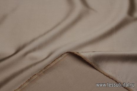Шелк атлас стрейч (о) розово-бежевый - итальянские ткани Тессутидея арт. 10-4669