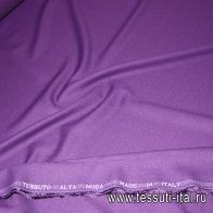 Плательная вискоза креп (о)  Leitmotiv ярко-фиолетовая - итальянские ткани Тессутидея арт. 04-0692