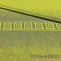 Трикотаж вискоза купон деграде (1,25м) (н) серо-желтый - итальянские ткани Тессутидея арт. 14-1497