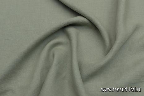 Лен (о) оливковый - итальянские ткани Тессутидея арт. 16-0800