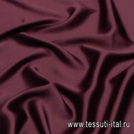 Шелк атлас (о) бордовый - итальянские ткани Тессутидея арт. 10-2740