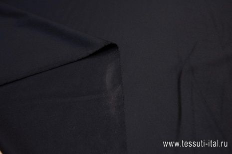 Пальтовая сукно (о) черная - итальянские ткани Тессутидея арт. 09-1675