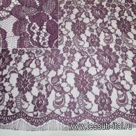 Кружево Solstiss (о) фиолетовое ш-100см - итальянские ткани Тессутидея арт. 03-2326