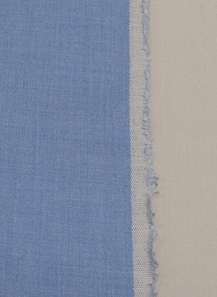 Костюмная стрейч дабл (о) светло-синяя меланж/бежевая - в интернет-магазине тканей Тессутидея арт. 05-4141