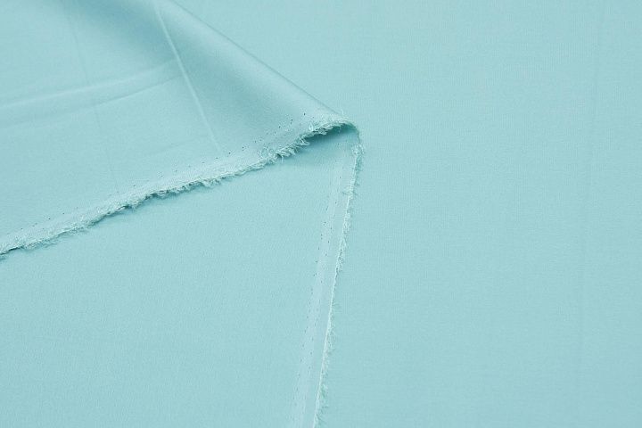 Крепдешин стрейч (о) бирюзовый - итальянские ткани Тессутидея арт. 10-1947