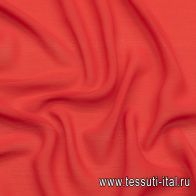 Шифон (о) красный - итальянские ткани Тессутидея арт. 10-2809