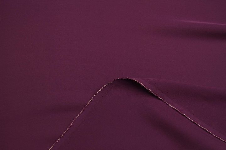 Шифон (о) темно-сиреневый - итальянские ткани Тессутидея арт. 10-4355
