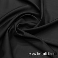Шелк матовый (о) черный - итальянские ткани Тессутидея арт. 10-3444