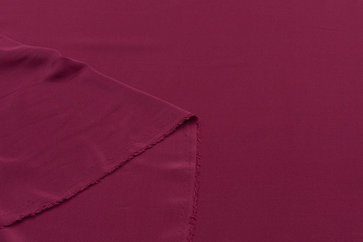 Крепдешин (о) темная фуксия - итальянские ткани Тессутидея арт. 10-2991