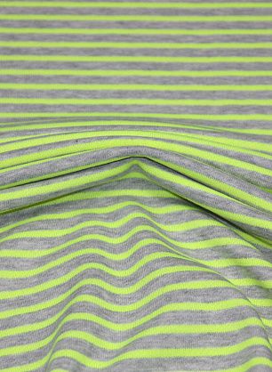 Футер полоска (н) желто-серая ш-185см - в интернет-магазине тканей Тессутидея арт. 12-0550