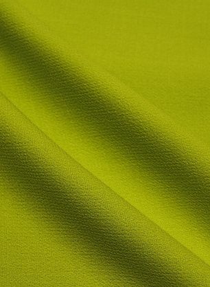 Костюмная шерсть креп дабл (о) желто-зеленая - в интернет-магазине тканей Тессутидея арт. 05-4985