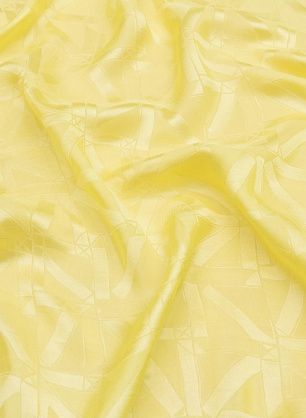 Шелк жаккард (о) ярко-желтый - в интернет-магазине тканей Тессутидея арт. 10-2760