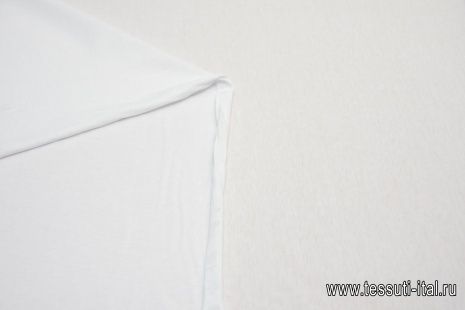 Трикотаж хлопок (о) белый - итальянские ткани Тессутидея арт. 12-0994