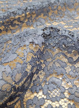 Кружевное полотно (о) серое - в интернет-магазине тканей Тессутидея арт. 01-4935