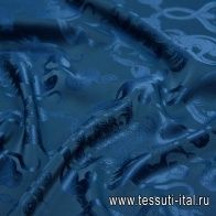Шелк жаккард (н) морская волна в стиле D&G - итальянские ткани Тессутидея арт. 10-1667