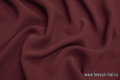 Шелк кади (о) бордово-коричневый - итальянские ткани Тессутидея арт. 10-2050