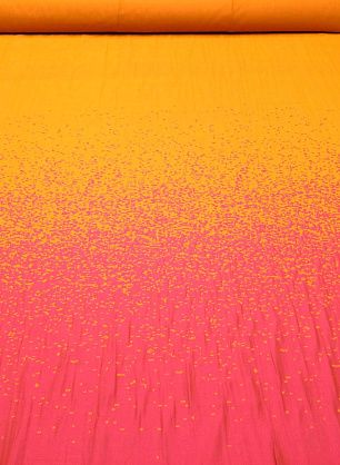 Шифон дабл купон (1,7м) (н) желто-розовый - в интернет-магазине тканей Тессутидея арт. 02-7348