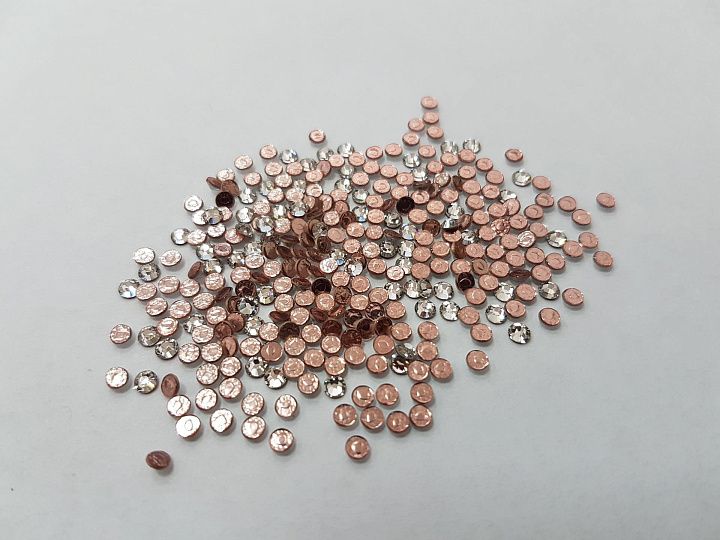 Стразы Swarovski белые - итальянские ткани Тессутидея арт. F-2842