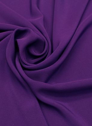 Шелк кади (о) темно-сиреневый - в интернет-магазине тканей Тессутидея арт. 10-3525