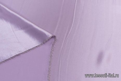 Шелк атлас (о) светло-сиреневый - итальянские ткани Тессутидея арт. 10-2520