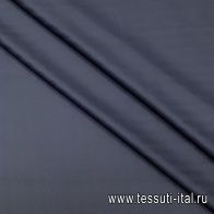 Костюмная викунья S 132 (о) темно-синяя полоска - итальянские ткани Тессутидея арт. 05-3072